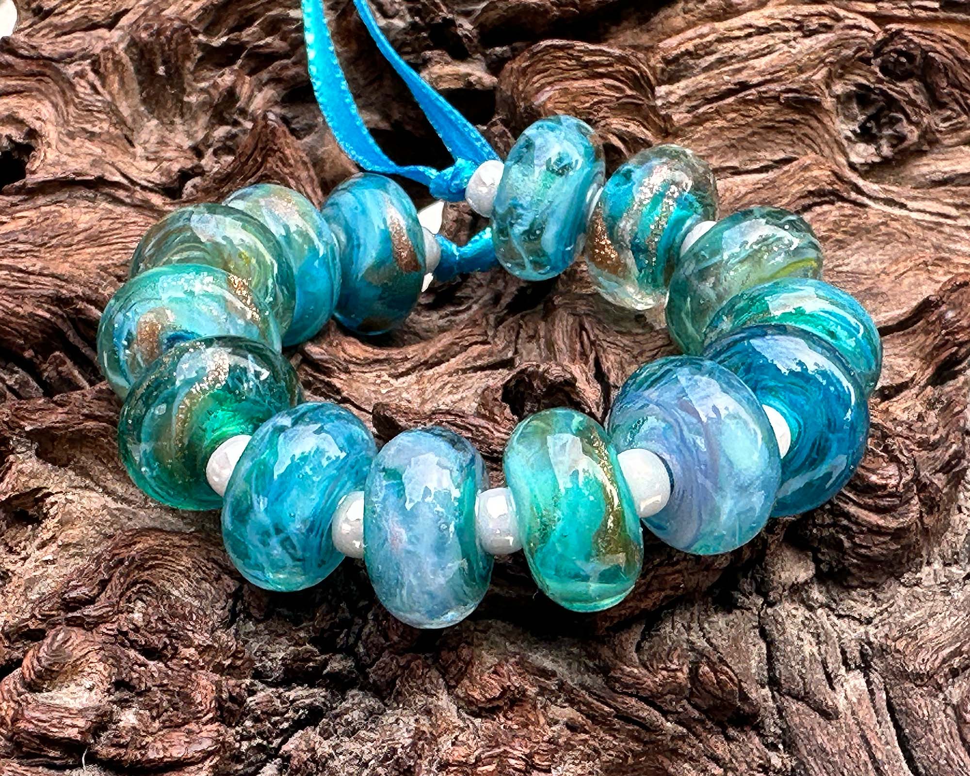 14-aqua-sea-glass-lampwork-beads-set-sra