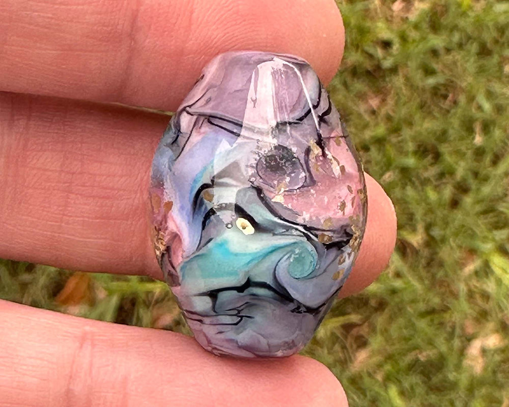 purple focal bead