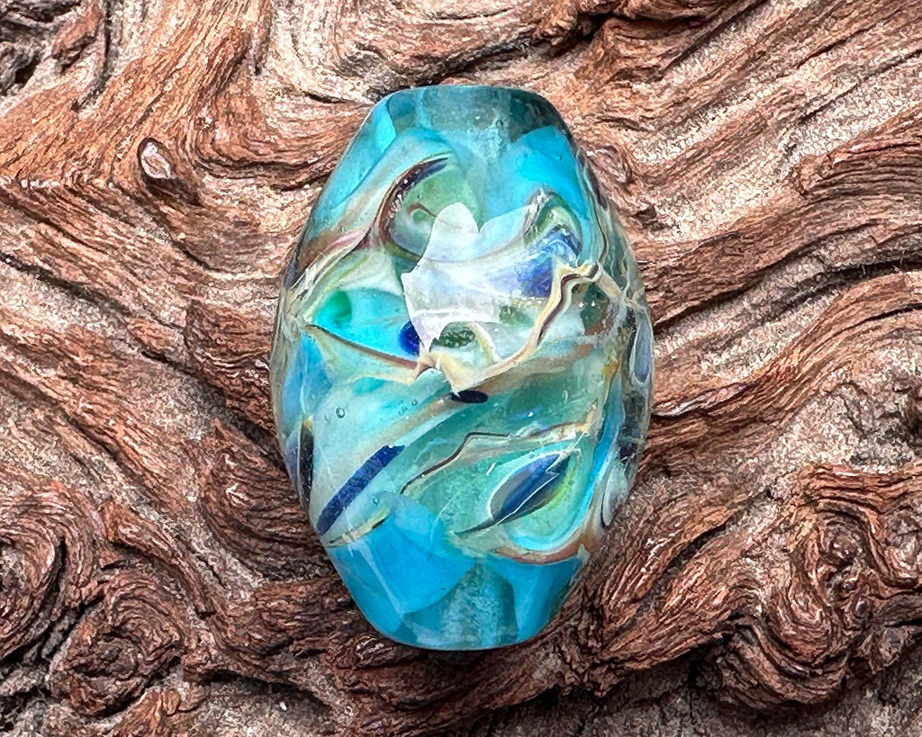 blue focal bead